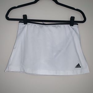 White Adidas Tennis Skirt